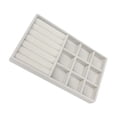thumbnail image 1 of Maytalsory Multipurpose Jewelry Tray Organizer Container for Cufflinks Chains of flocking cloth,the organizer Rings F Style, 1 of 6