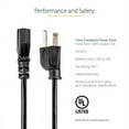 thumbnail image 7 of StarTech.com PXT101_10 10 ft Standard Computer Power Cord - NEMA 5-15P to C13 - 10ft NEMA 5-15P to IEC 320 C13 Power Cable, 7 of 7