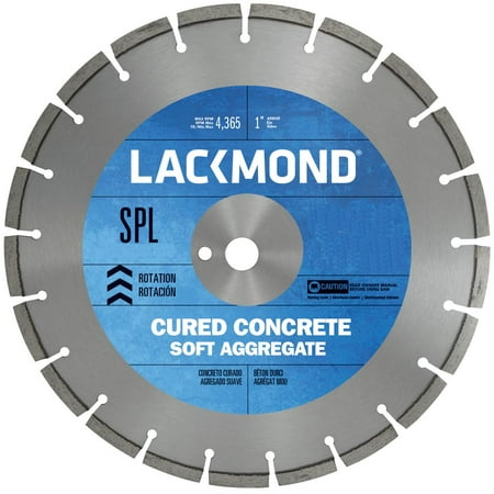 Lackmond Standard CW10 Series Wet Cut Diamond Blade for Cured Concrete, 18-Inch by .125 by