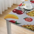 thumbnail image 5 of HAOXIT  Summer Tablecloths for Rectangles Tables, Spill Proof Indoor Outdoor Table Cloth with Watermelon Prints, Washable Table Cover for Party, Picnic, Dinner Decor 36*36, 5 of 8