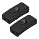 thumbnail image 1 of Interruptor unipolar de 2 A, 2 A, 250 V, interruptor de cable en línea, interruptor de lámpara, interruptor de palanca, interruptor de cable en línea para pequeños electrodomésticos o lámparas (negro, 1 of 3