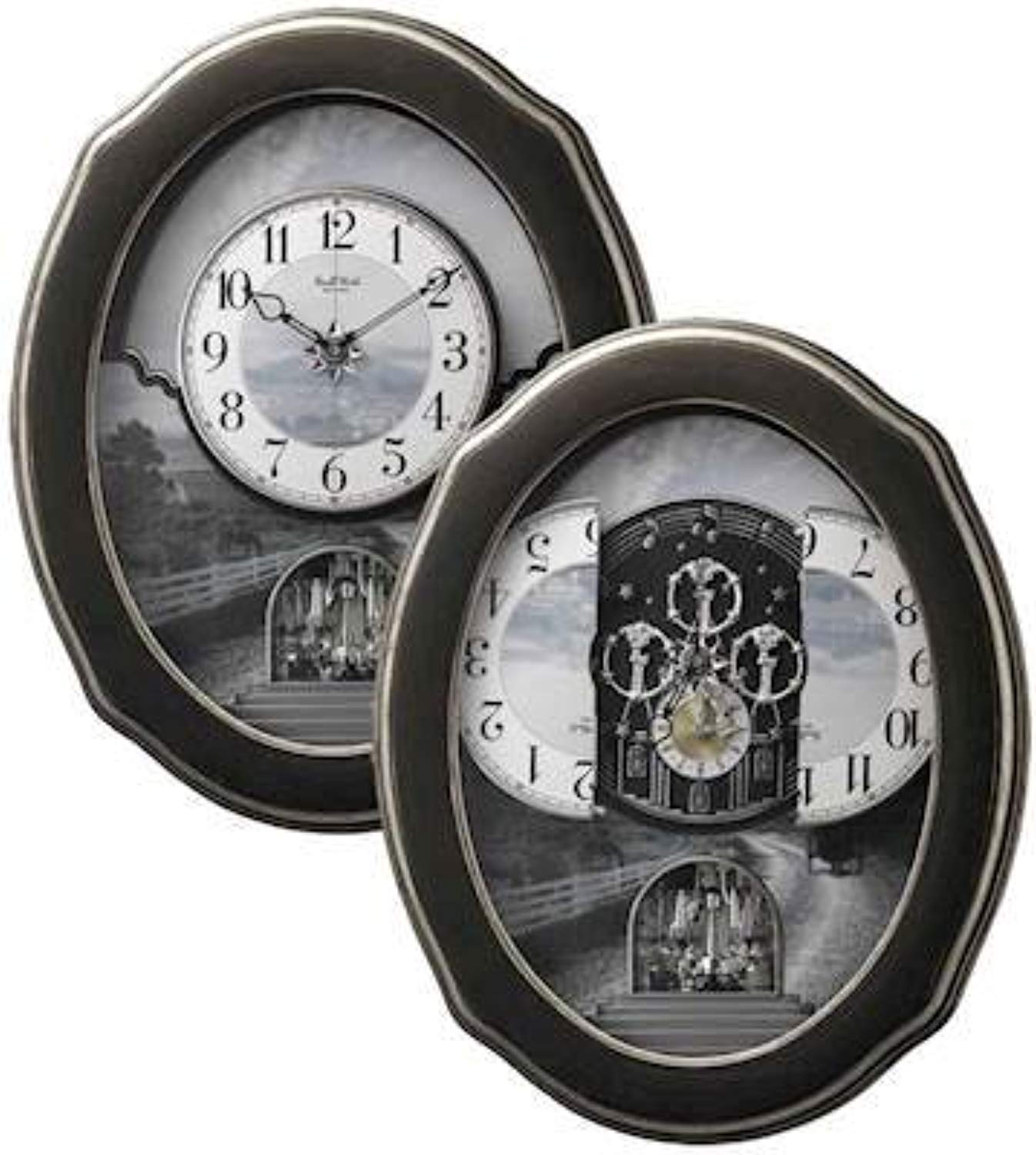 Rhythm Joyful Homestead Magic Motion Clock