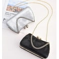 thumbnail image 2 of Kukuzhu Women Chic Evening Bags Purses Clutch Bag Banquet Chain Crossbody Bag Handbag for Party Prom, 2 of 6