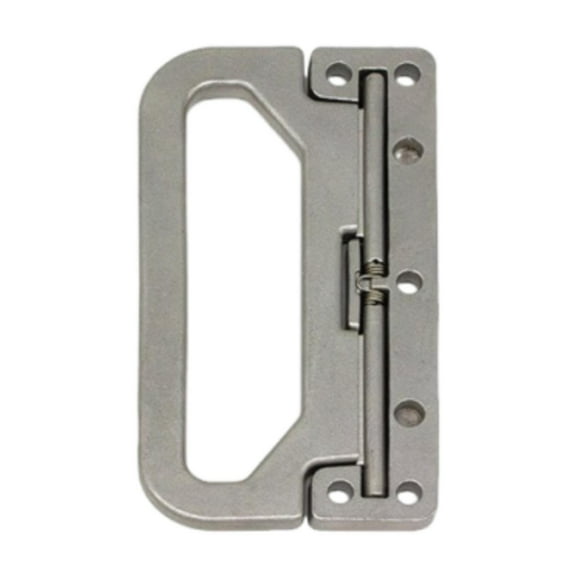 Almencla Spring Loaded Handle Folding Metal Case Chest Handle for Toolbox Crates Case