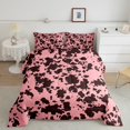 thumbnail image 2 of Pink Cow Print Comforter Set Queen Teens Adults,Cartoon Milk Cow Animal Bedding,Farmhouse Safari Animal Wildlife Bedding Comforter Sets,Western Cowgirl Down Comforter, 2 of 6