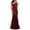 Wine, variant on Women Dresses Plus Sexy Sling Sleeveless Leggings Dresses Solid Fashion Dresses Black Trendy Skirt Size M