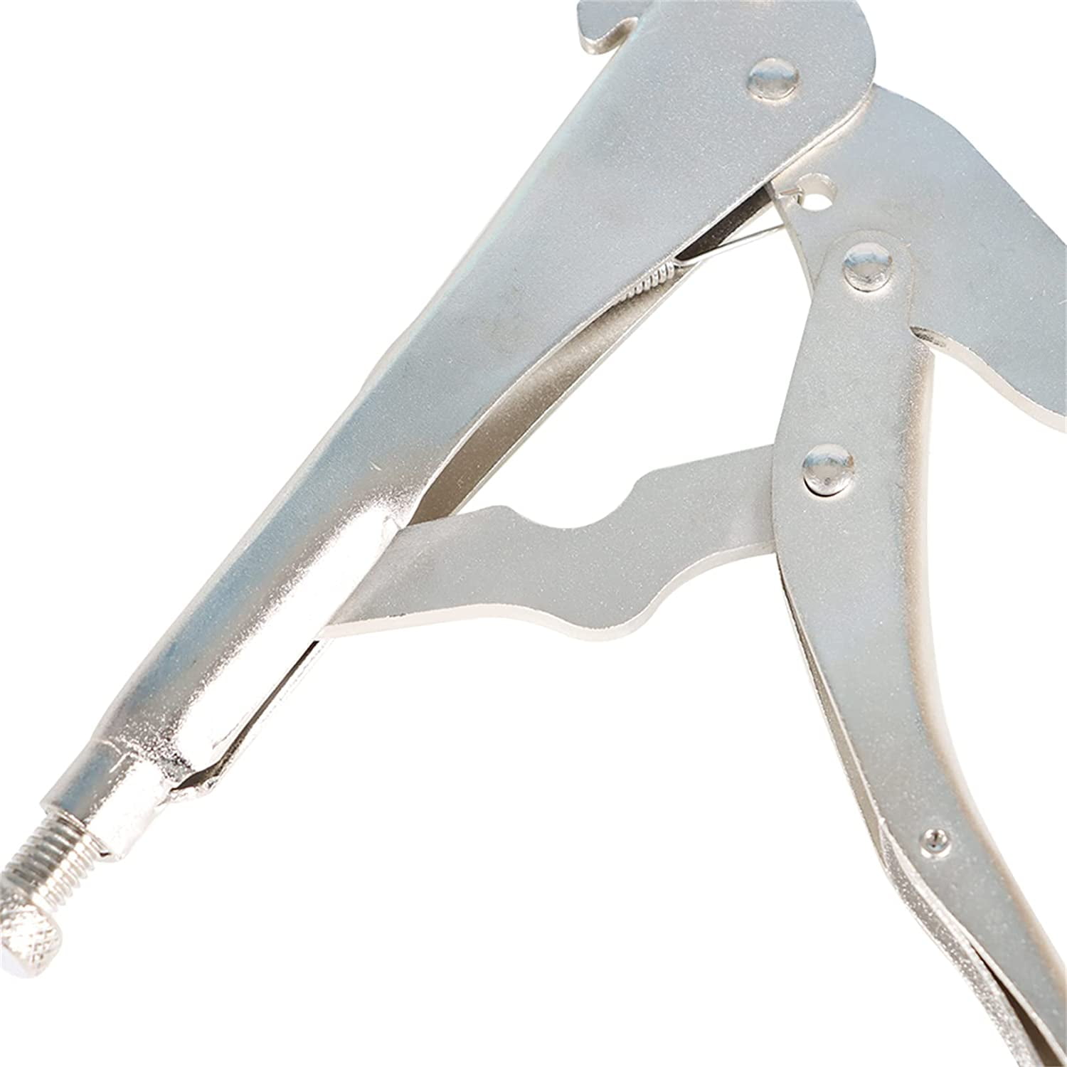 ALL-CARB 10 Pack 11 Inch Locking C-Clamp Adjustable Pliers, C-Pliers Welding Clamps Set with Swivel Pad Vise Jaws for Home & Workshop Use
