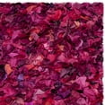 thumbnail image 3 of SAFAVIEH Rio Cassandra Confetti Polyester Shag Area Rug, Fuchsia/Multi, 8' x 8' Square, 3 of 7