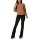 thumbnail image 2 of Blusas de gasa elegantes de cuello redondo para mujer INSPIRE CHIC con mangas largas plisadas y estilo fluido, 2 of 5