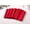 Red, variant on 100% Pure Cotton Napkins – Red, Reusable, Lightweight & Breathable, Long Staple Cotton, Machine Washable, Fade-resistant, Soft Touch (18"X18")