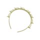 thumbnail image 1 of Qarigey Diadema Unisex Alice para hombre y mujer, banda deportiva para el pelo, aro de Metal, flequillo doble, horquilla para el pelo, accesorio para el Accesorio para el cabello amarillo, 1 of 1