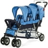 Child Craft 3-Seat Sport Triple Stroller, Regatta Blue
