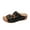 Black, variant on Black Women S Round Head Comfortable Slippers For Everyday Leisure Use With 1.8 Inch Heel And Durable Pu Build