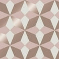thumbnail image 4 of Fine Decor Newby Rose Gold Geometric Wallpaper, 20.5-in by 33-ft, 56.4 sq. ft, 4 of 12