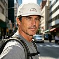 thumbnail image 6 of Ceisia Men 5 Panel Short Brim Outdoor Cap Lightweight Breathable Sports Sun Baseball Hat Beige Free Size Gift, 6 of 7