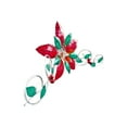thumbnail image 3 of Feliz Navidad Capiz na Parol Poinsettia with Tail Christmas Lantern, 3 of 4
