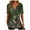 Army Green, variant on LEAVINGSUO Button Down Shirts for Women, Womens Tops Womens Fashion Womens Summer Tops V Neck T Shirts Printed Tops Button Loose Casual Tshirts