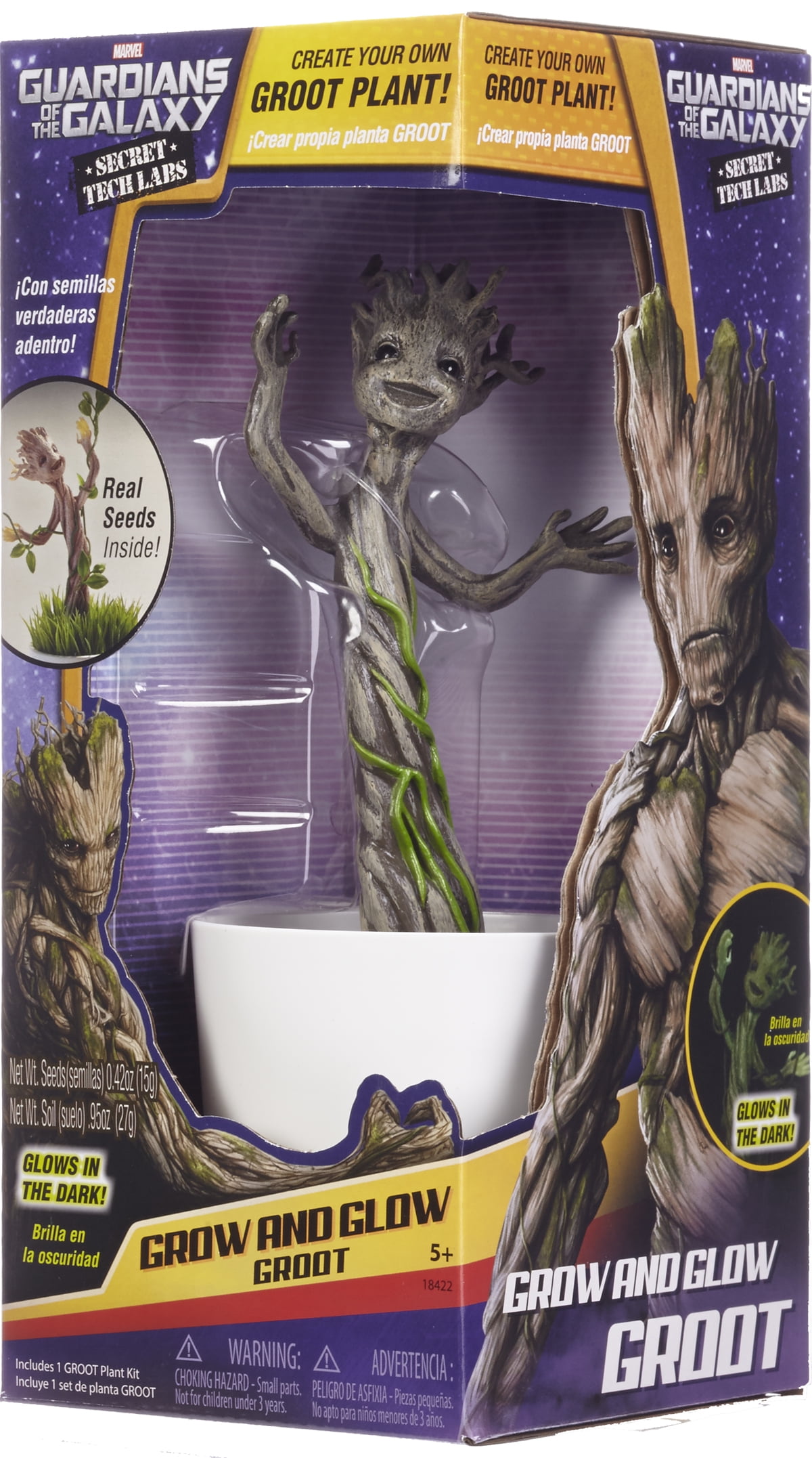 Grow & Glow Groot Uncle Milton Scientific Educational Toy