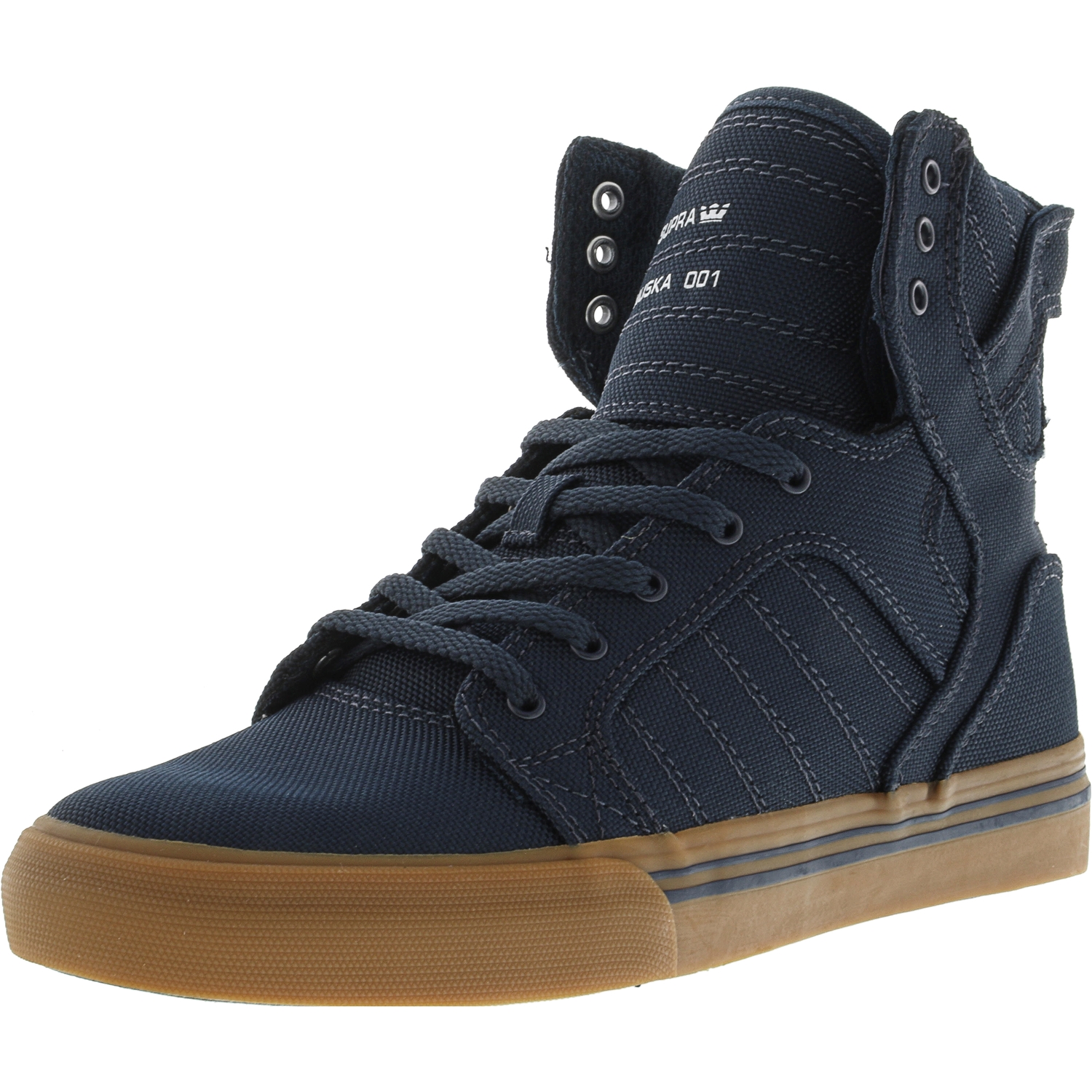 Supra Supra Boy�s Skytop Navy / Gum HighTop Canvas Supra Supra Boy�s Skytop Navy / Gum HighTop Canvas