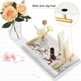 thumbnail image 4 of Ryvnso Funny Santa Claus Reindeer Bathroom Tray Vanity Countertop Trays Acrylic Organizer, 4 of 7