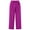 B2-Magenta, variant on SHOWMALL Plus Size Women's Wide Leg Lounge Pants with Pockets Wheat 3X Lightweight High Waisted Adjustable Tie Knot Loose Trousers