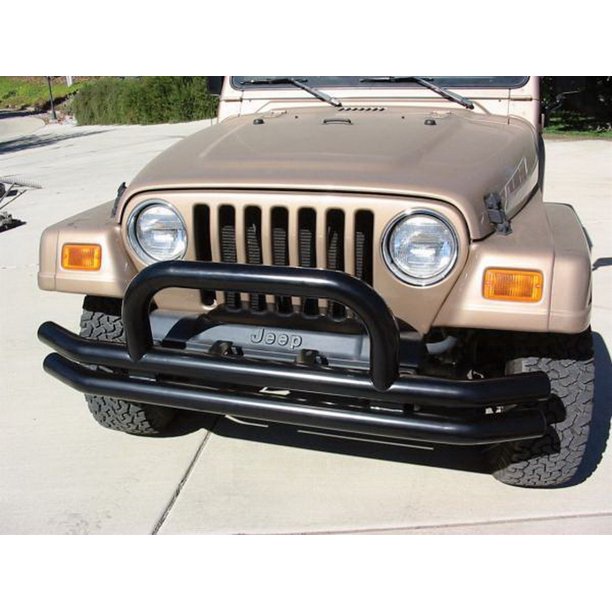 Rampage 8620 Front Double Tube Bumper Fits 7606 CJ5 CJ7 TJ Wrangler