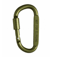 thumbnail image 6 of ASR Outdoor 3 Inch Locking Aluminum Carabiner Clip EDC Camping Hiking Gear, Green, 6 of 6
