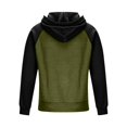 thumbnail image 4 of Spring Long Sleeve Tops For Men Fashionable Color Blocked Long Sleeve Hooded Loose Sweatshirt Sports Multi Pocket Top, 4 of 4