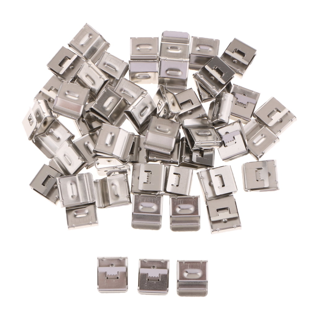 50X PV Solar Panel Wire Cable Clips Nine Fastener Clips Management