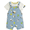 Snoopy, variant on Bluey Baby Boy 2 Piece Shortall Set, Sizes 0-24 Months