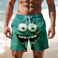 thumbnail image 2 of Men's Casual Shorts for Everyday Wear with Relaxed Fit and Drawstring Detailing for Spring to Autumn Holiday Comfort, 2 of 4