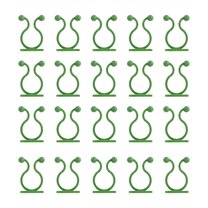 80 Pcs Plastic Plant Fixture Hook Wind Chimes Indoor House Plants Climbing Wall Vine Green
