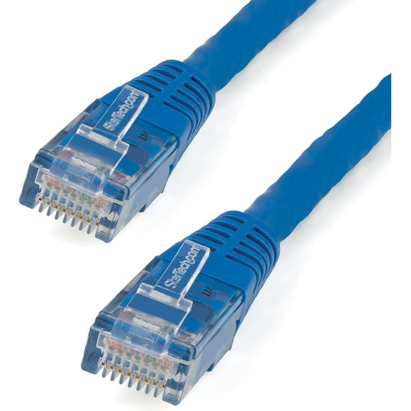 UTAH-75-Feet Cat 6 Molded RJ45 UTP Gigabit Cat6 Patch Cable, Blue (C6PATCH75BL)