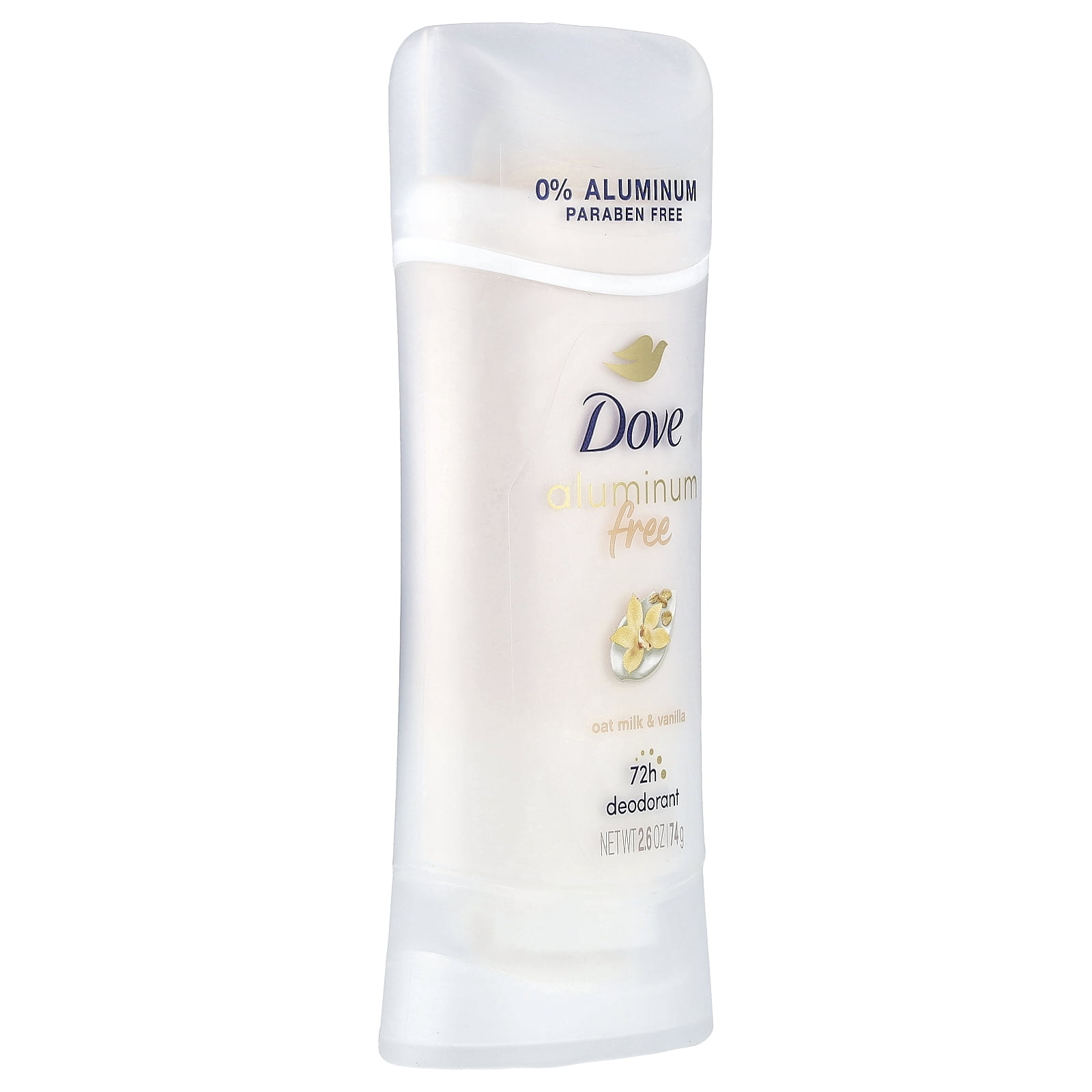 Dove Aluminum Free Deodorant, Oat Milk & Vanilla, 2.6 oz (74 g)