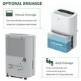 thumbnail image 5 of Shinco 7,000 Sq.Ft Energy Star Dehumidifier with Pump, Ideal for Large Industrial Rooms and Home Basements, Efficient Moisture Removal and Humidity Control, 1.85 Gallons Water Tank, 5 of 10