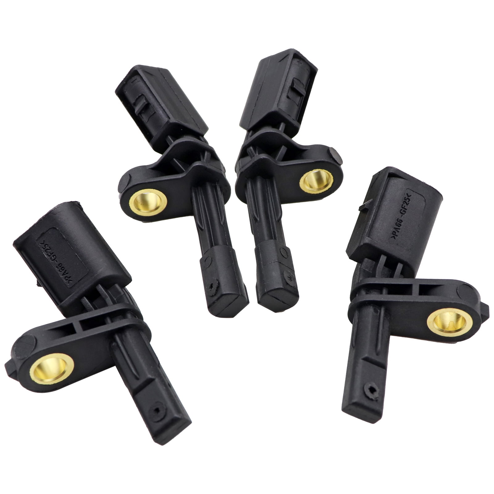 SecosAutoparts 4pcs ABS Wheel Speed Sensor Front Rear Left & Right Compatible with Audi & Compatible with Volkswagen 