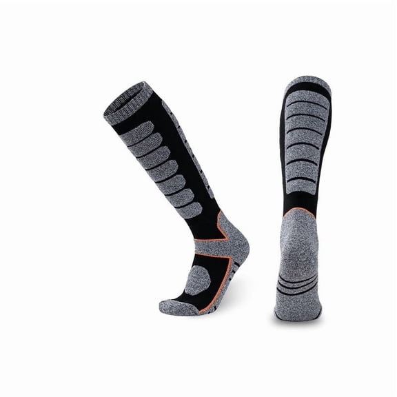 Unisex Knee High Merino Wool Ski Socks, Thermal Warm Winter Snowboard & Snowboarding Sport Socks for Men Women
