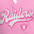 thumbnail image 4 of Girl's Youth-New Era  Navy Las Vegas Raiders Mommy & Me Multiplier Raglan V-Neck T-Shirt, 4 of 4