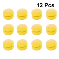 WORGEOUS 12 Pcs Ball Curls Rollers Hair Curlers Dollhouse Miniature Yellow Tool