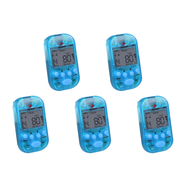 Mini metrónomo para guitarra M50, accesorios para guitarra digital LCD con clip (azul)