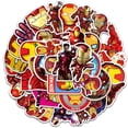 thumbnail image 4 of Pegatinas para equipaje de Deadpool, 35 unidades, tendencia creativa, impermeables, para equipaje y portátil, 4 of 4