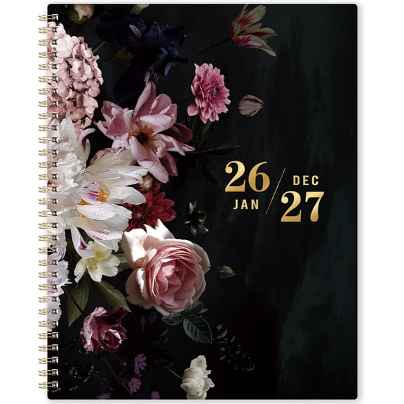 2026-2027 Monthly Planner - Large Monthly Calendar Planner 2026-2027, 9'' x 11'', Jan. 2026 - Dec. 2027, 2 Year Calendar with Tabs, Twin-wire Binding, Useful Inner Pocket, Premium Paper
