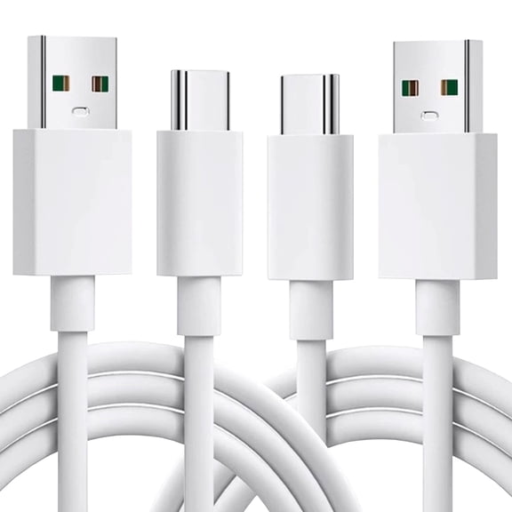 [2Pack 1m 1.5m] for OnePlus open 15 13 12 Nord N30 CE 3 SuperVOOC fast charging cable 100W,80W For OPPO Find x9 Reno 15 14 13 USB to Type C wire 8A for Realme GT 7 6 14 phone charger data cable 65W