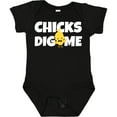 thumbnail image 3 of Inktastic Chicks Dig Me with Bow Tie Boys Baby Bodysuit, 3 of 5