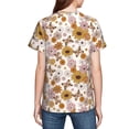 thumbnail image 5 of Fuzoiu Sunflowers And Butterflies Print Youth Short Sleeve T-Shirt,Youth Dry-Fit Active Athletic T-Shirt,Short Sleeve Tops Tees for School, Sports, and Casual Wear, 5 of 6
