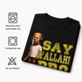 thumbnail image 4 of Say Wallahi Bro Graphic T-Shirt, Unisex Classic Fit Cotton Tee, 4 of 7