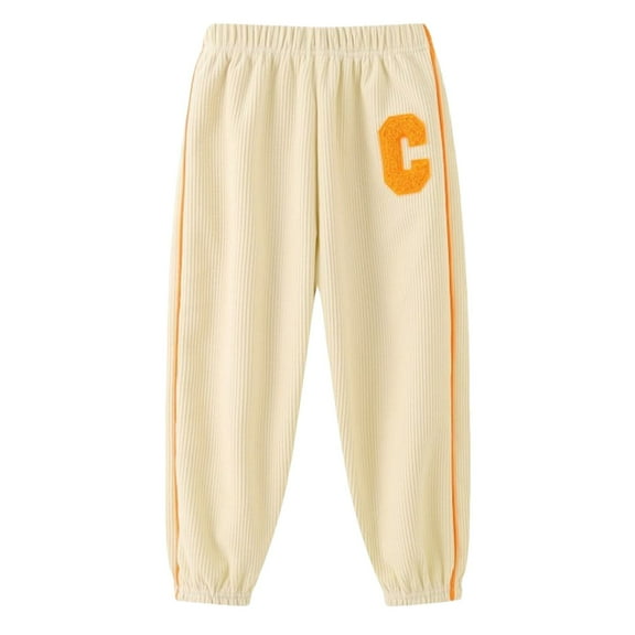 Gibobby Toddler Girls Ruffle Leggings Leopard Printed Flare Pants Bell Bottoms,White,12-18 Months