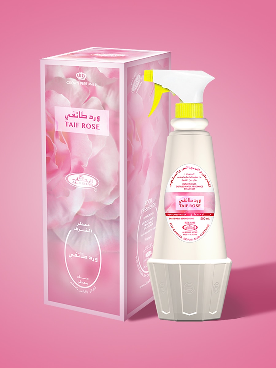 Taif Rose Room Freshener by AlRehab (500 ml 16.90 Fl oz)3 pack