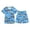 Sky Blue, variant on Boys 2 Piece Outfits Cartoon Construction Truck Dinosaur Print Short Sleeve T-Shirt and Elastic Waist Shorts, Kids Summer Casual Outfit for School Outdoor Daily Wear(Light Green,6-7 Years)