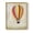 Gold, variant on Lucky Hot Air Balloon Framed Print in Black Solid Wood Framed Print No Nail Hanging